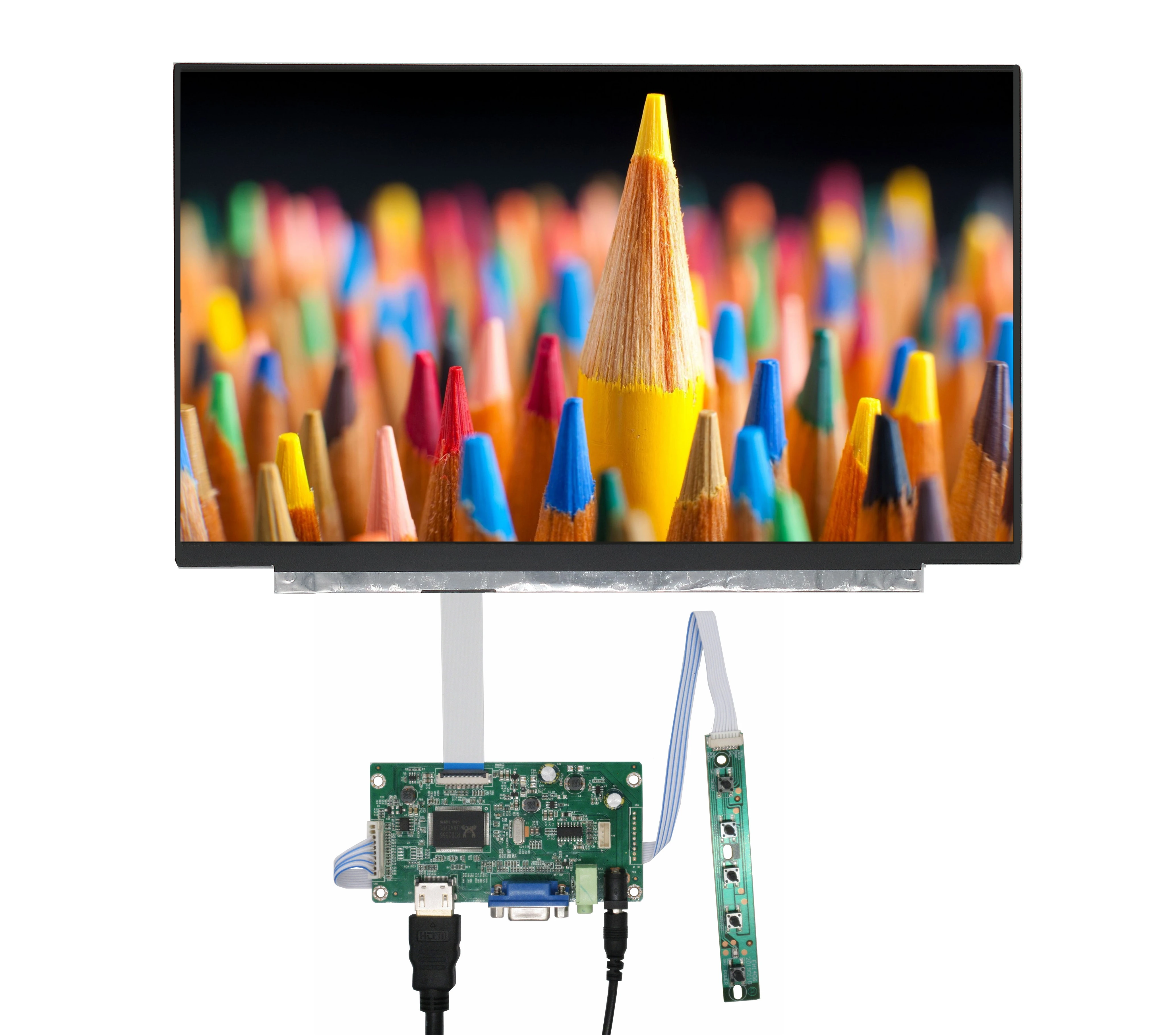

17,3 дюймовый 1920*1080 ЖК-экран дисплей драйвер платы управления HDMI-совместимый VGA Аудио для игровой консоли Banana/Raspberry Pi