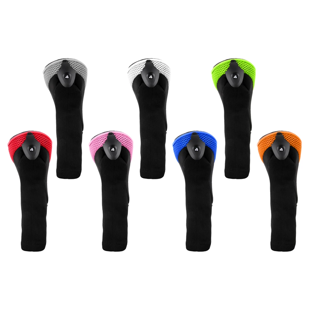Чехол для головы Golf Hybrid Club со сменным No. Tag (3 4 5 7 X) UT Head Cover | Спорт и развлечения