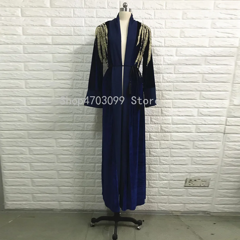 Абая для женщин Кафтан бархат абайя Турция мусульманский хиджаб платье Катара