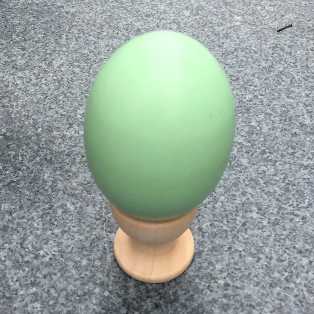 Красочные Ультра реалистичные DIY моделирование Деревянное яйцо твердой