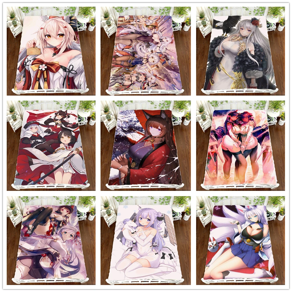 

Anime Manga Azur Lane Home Bed Sheet 150*200cm Bedsheet