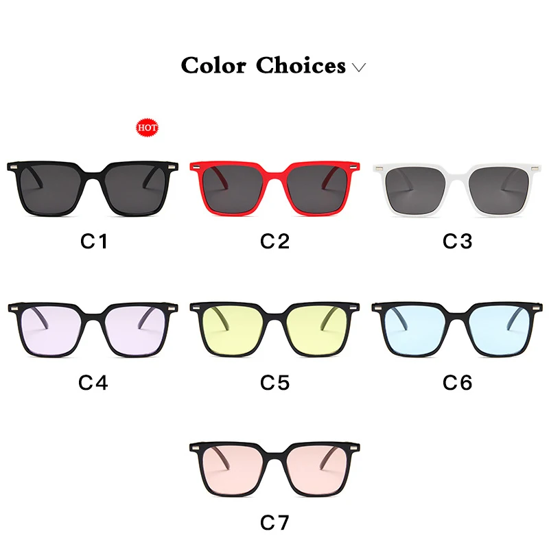 Солнечные очки в стиле ретро UV400 женские квадратные винтажные брендовые