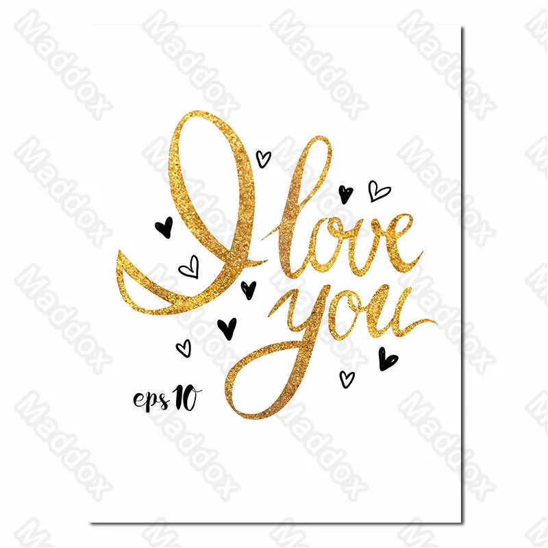 

Frameless Style Nordic Room Decoration Painting Yellow Cartoon Pattern English Alphabet Simple Children's Bedroom Painting