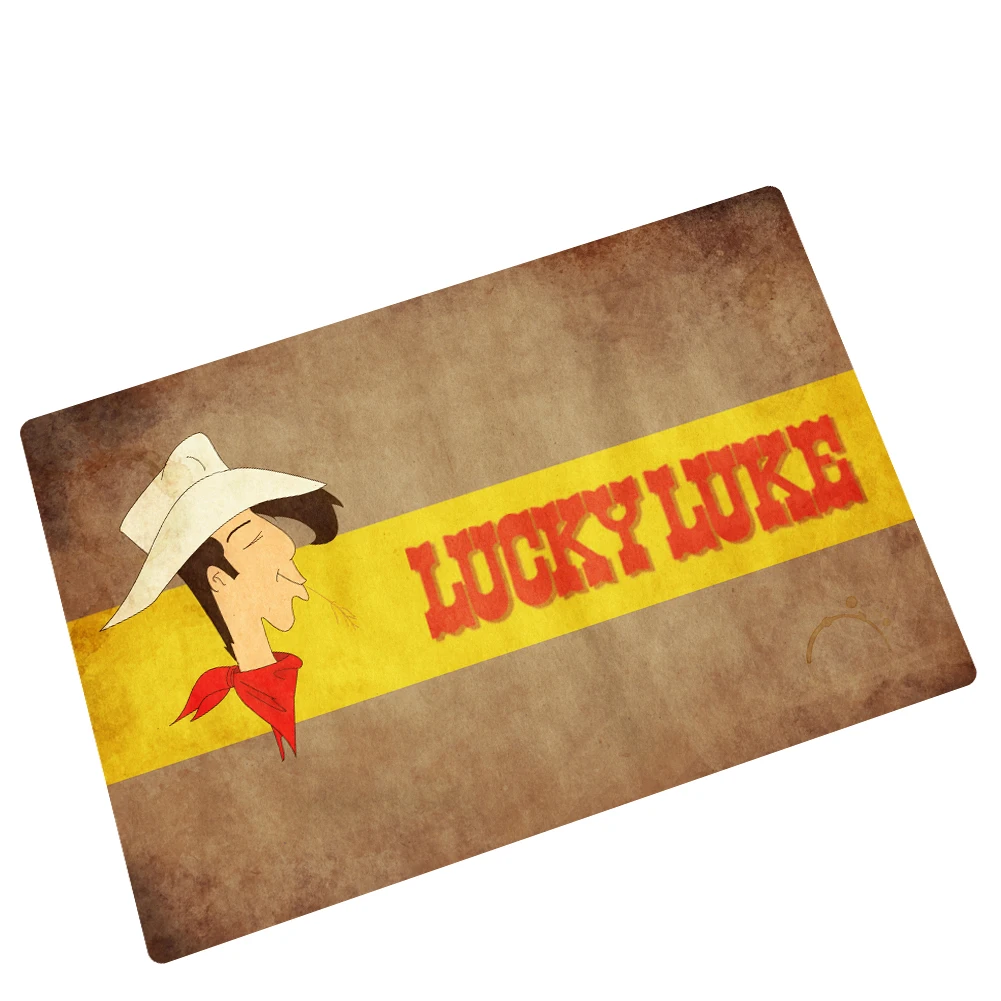 Lucky Luke мультяшный Ностальгический домашний дверной коврик коридор кухонный