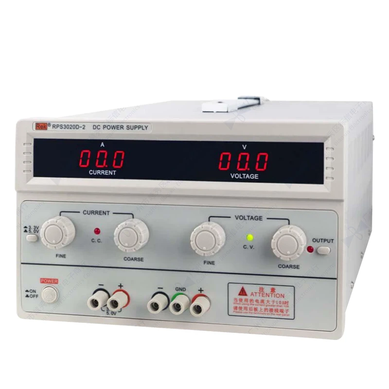 RPS3020D 2 высокой мощности Регулируемый DC регулируется питания 30В/20A тестер