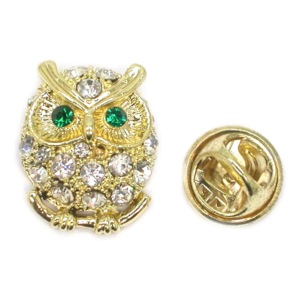 

12pcs a lot Fashion Samll Owl Pin brooch Jewery Accessories pins C102214