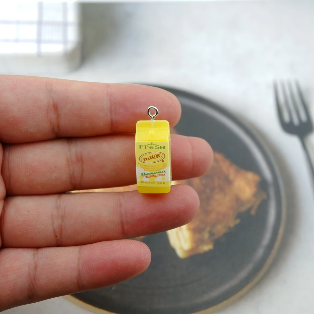 10 шт./лот Подвески в виде молочной бутылки для изготовления ювелирных изделий