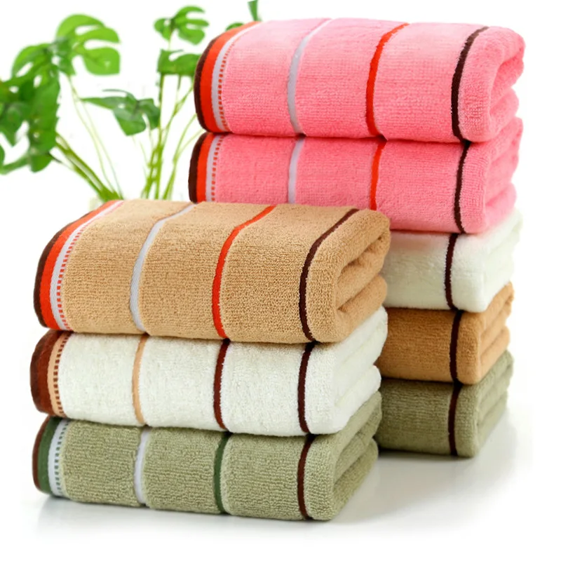 

Pure cotton towel 74*34cm net red weather face wash towel with embroidered characters cute soft absorbent couple towel