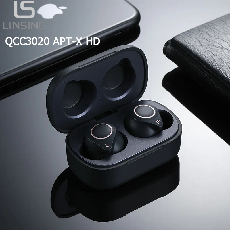 Lingsing W1/T1/Xpods3 беспроводные наушники HiFi Bluetooth 5 0 QCC3020 Поддержка AptX HD для funcl AI с