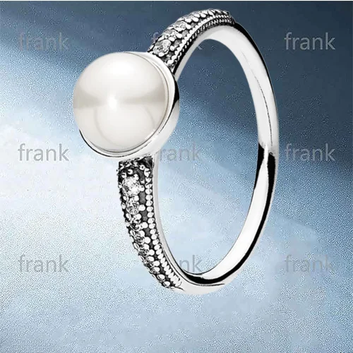 

191018P-56 Elegant Beauty White Pearl Ring