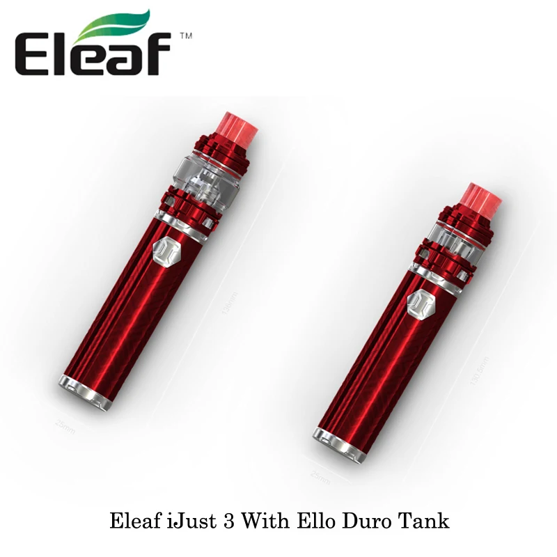 Электронная сигарета Eleaf iJust 3 80 Вт встроенная батарея 3000 мА/ч атомайзер ELLO Duro