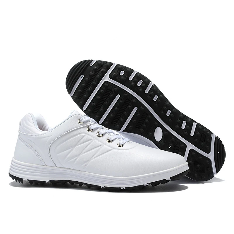 

New Men Golf Shoes White Waterprooof Walking Golf Sneakers High Quality Size 39-44 Spring Autumn Sport Mens Sneakers Male