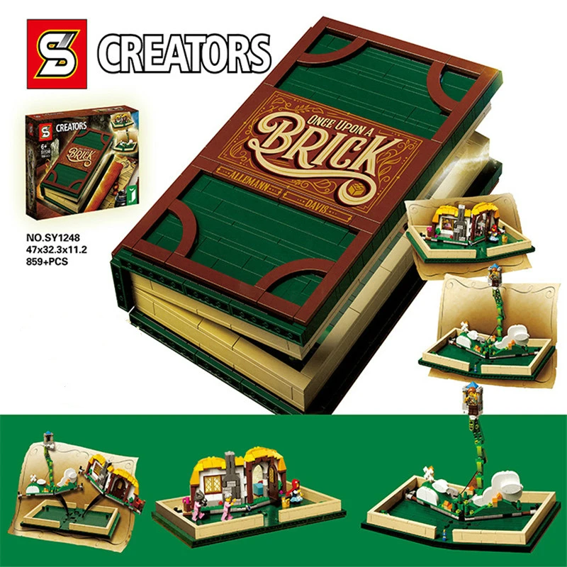 The Harryeds Potter Grimoire Pop up строительные блоки совместимы с Legoedss Technic игрушки для детей