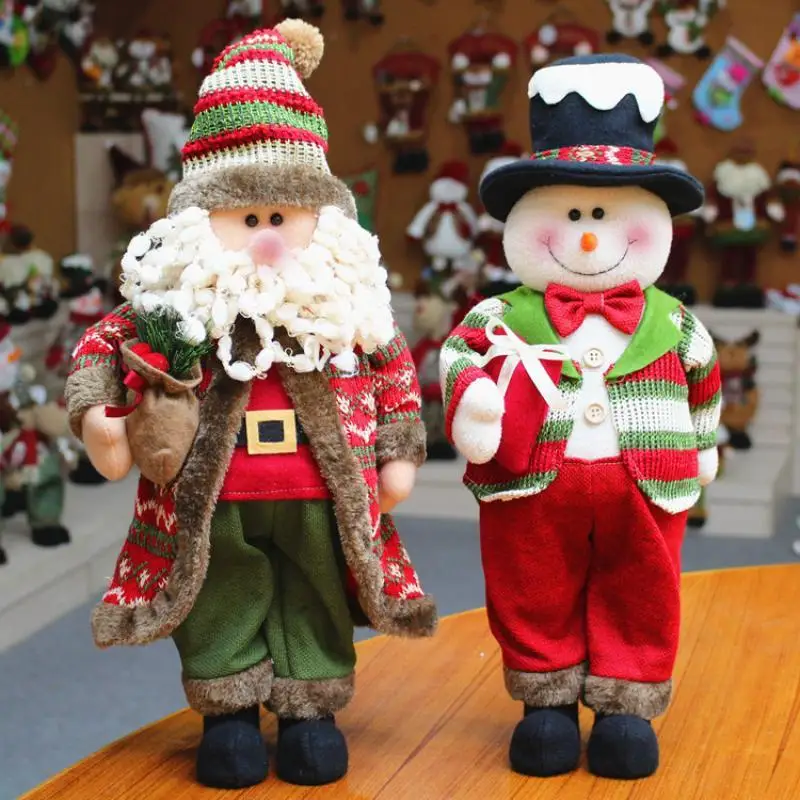 

Christmas Tree Decoration 45cm Santa Claus Doll Creative Christmas Ornaments And Crafts Christmas Gifts Christmas Supplies