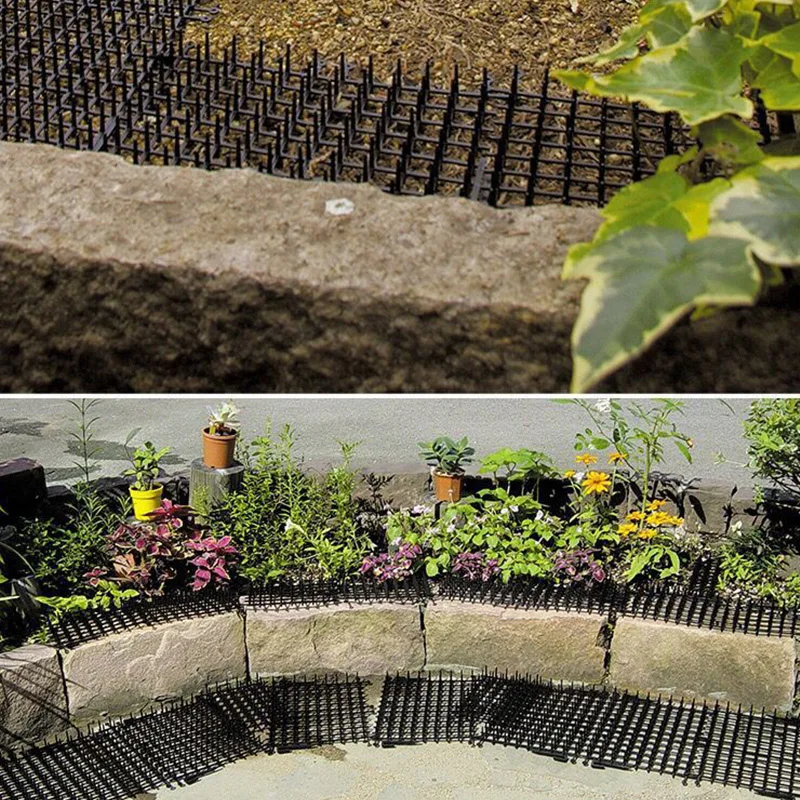 Домашние животные сдерживающий Открытый коврик против котов шипы для собак