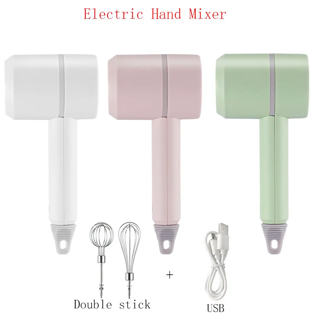 

Electric Food Mixer USB Rechargeable Wireless Handheld Mixer Kitchen Dough Blender Egg Beater Portable Milk Frother Machine