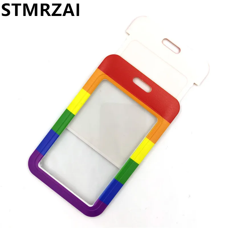 Радужный шейный ремешок для геев шнурок ключей идентификационных карт ремешки