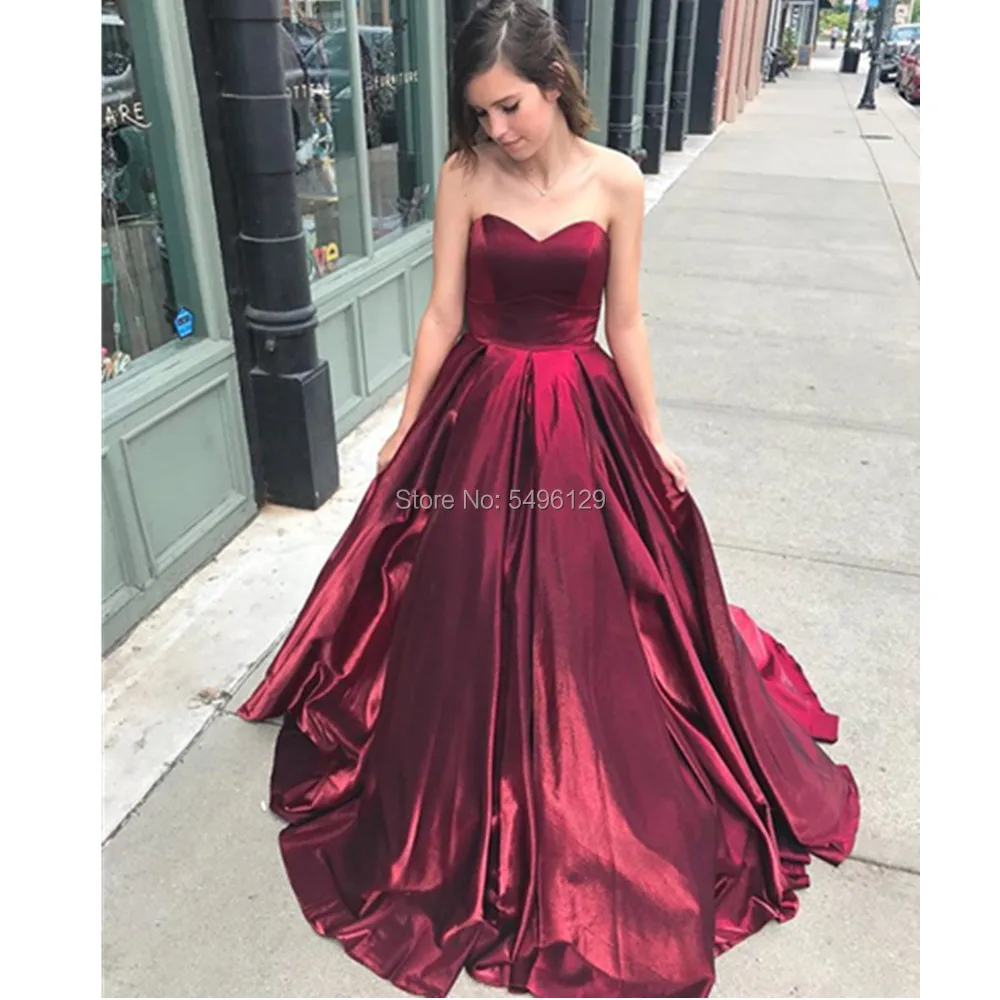 Новый ярко синие вечерние платья элегантные атласные Vestido De Noiva Милая платье
