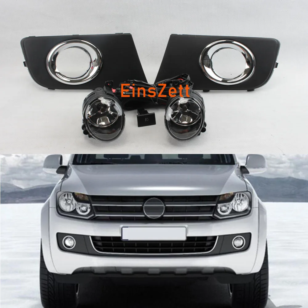 Автомобильная противотуманная фара в сборе для Volkswagen Amarok 2011-2015 передний бампер