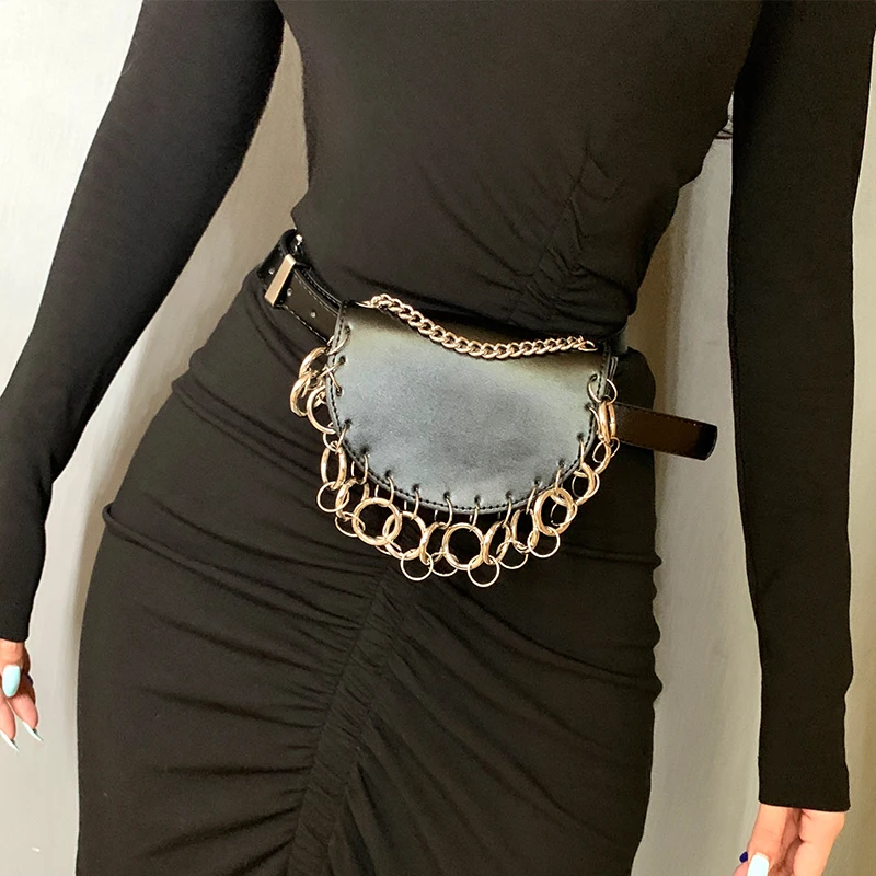 Многофункциональная поясная сумка DAEYOTEN в стиле панк Женская мотоциклетная