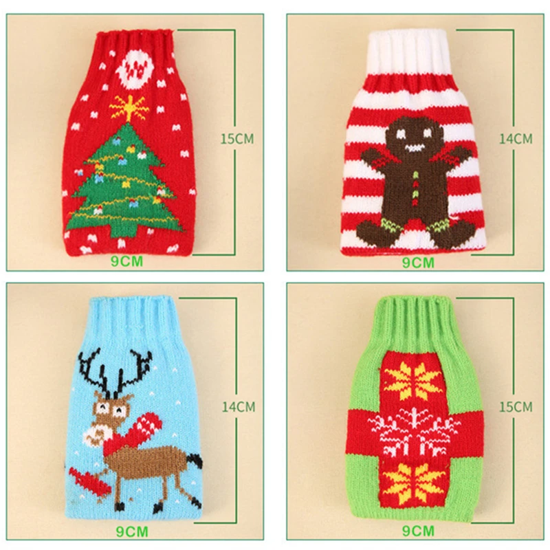 1 Шт. Рождественские Украшения Пивной Бутылки Декор Рождественская Елка Лось