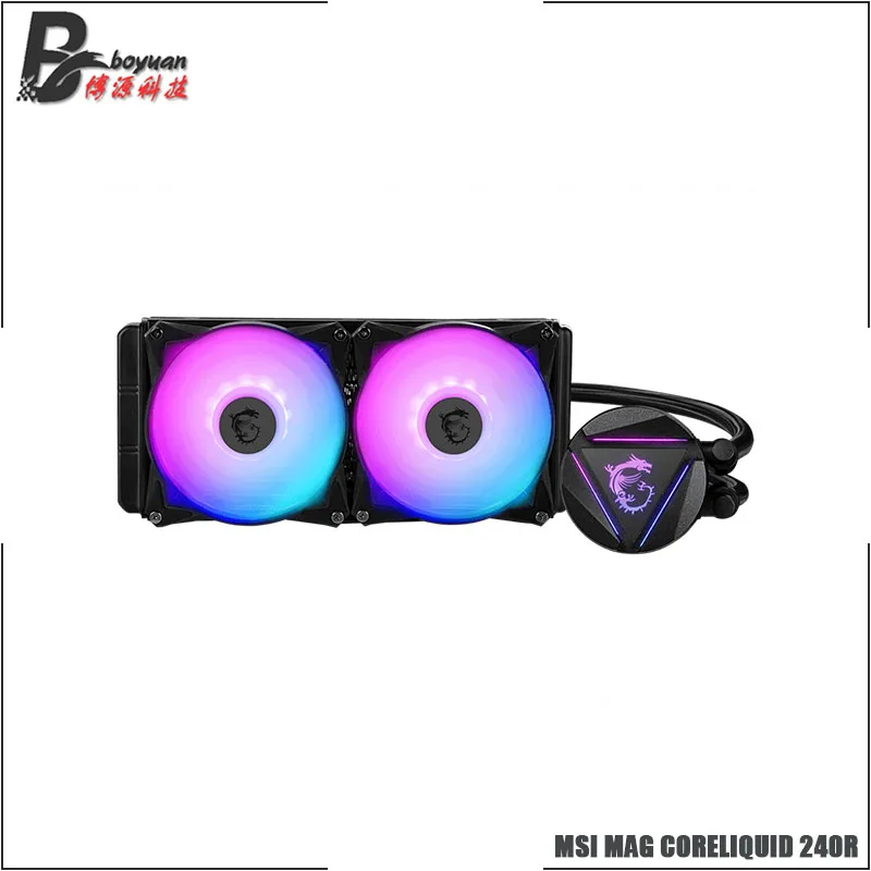 Кулер MSI MAG CORELIQUID 240R RGB с водяным охлаждением поддержкой материнской платы