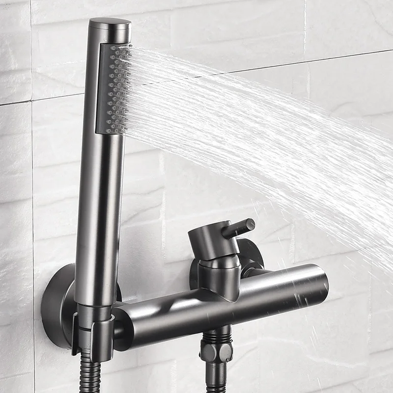 Латунный Смеситель для унитаза Bidets хромированный ручной настенный кран ванной и