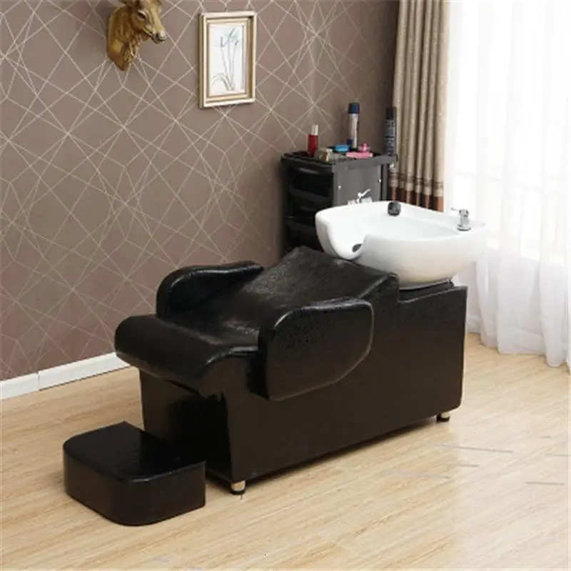 Косметологическая кровать для косметических салонов Lavacabezas Silla Peluqueria, Парикмахерская мебель Cadeira Maquiagem, шампунь, стул
