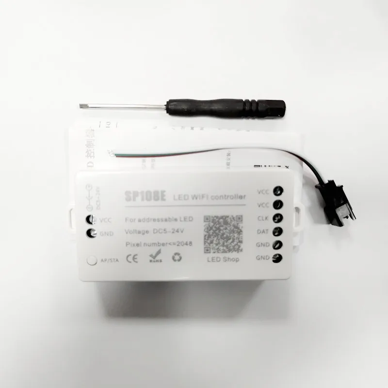 Светодиодный контроллер SP108E с поддержкой Wi Fi приложением для смартфона