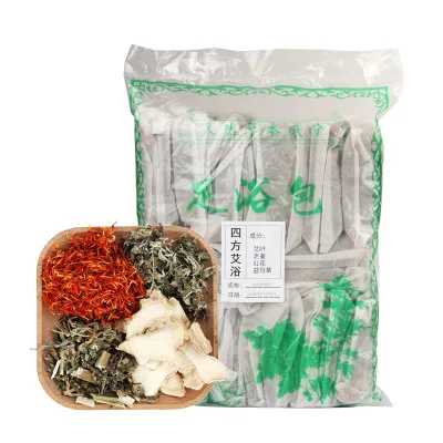 30Packs Natural Chinese Medicine Grass Wormwood ginger Motherwort to Body Soak The Foot Medicine Package Foot Bath Bubble Curing