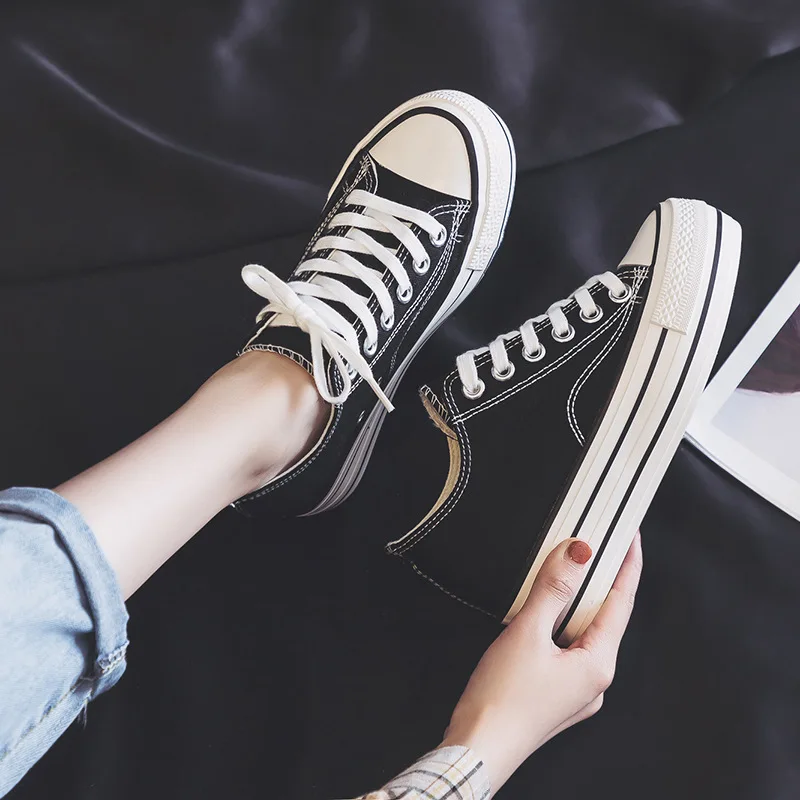 Кроссовки женские холщовые на высокой платформе 6 см дышащие повседневные