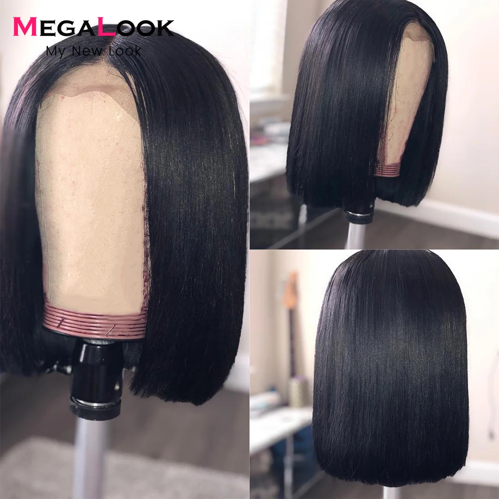 

Straight Bob Lace Front Wig Cheap Human Hair Lace Wigs Natural Hairline 4x4 Lace Closure Wig Human Hair Wigs Short Bob Wigs Remy