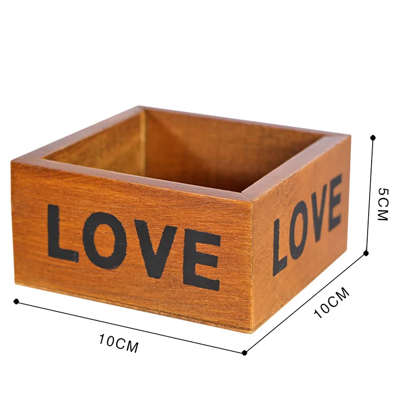 Мини старинный деревянный стол разное контейнер Косметика Коробка для хранения