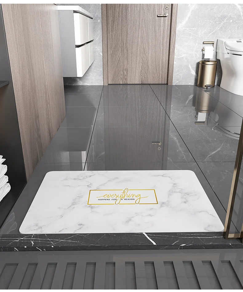 

Bathroom anti slip mat, water absorbent mat, bathroom carpet, anti slip, absorbent, fast drying, shower mat