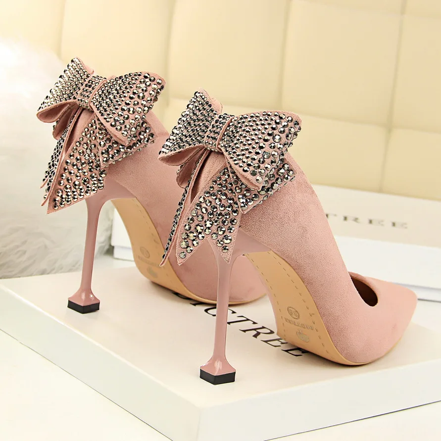 Новинка 2020 года женские туфли-лодочки на высоком тонком каблуке 10 см с