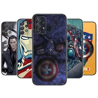 marvel avengers endgame phone case hull for samsung galaxy a70 a50 a51 a71 a52 a40 a30 a31 a90 a20e 5g a20s black shell art cell