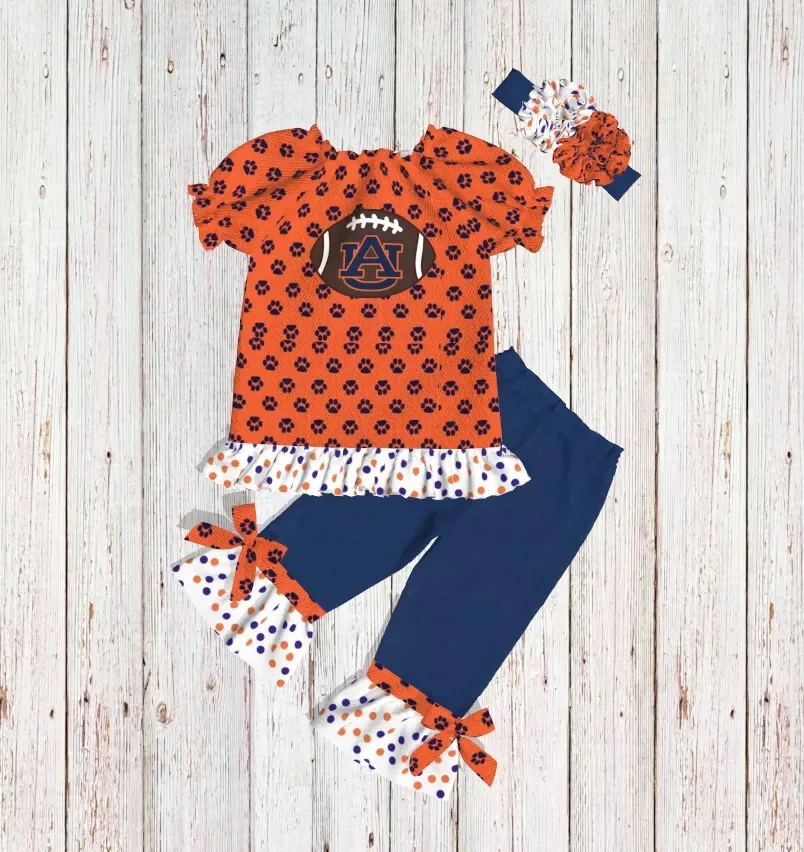 New arrive sports football toddler baby boutique children's girl clothes wholesale kids clothing 2GK906-1331-HY | Детская одежда и