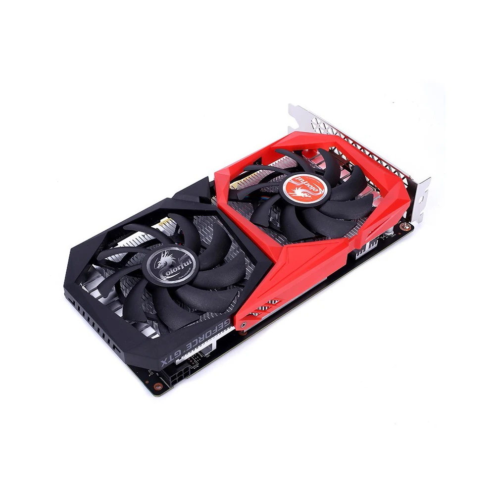 Красочные GeForce GTX 1650 NB 4G графическая карта GDDR5 4G графическая карта, видеокарта 12нм 128 бит DP+ HD+ DVI для ПК