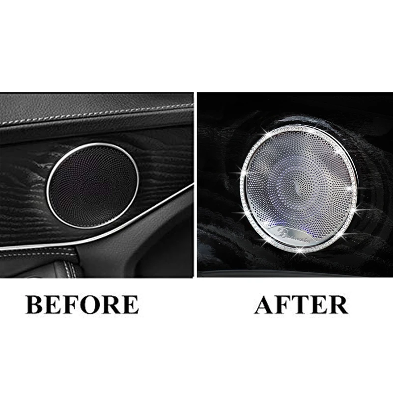 4 шт. декоративные кольца для дверей автомобиля Benz E-Class W213 E200L E300L E320L | Автомобили и