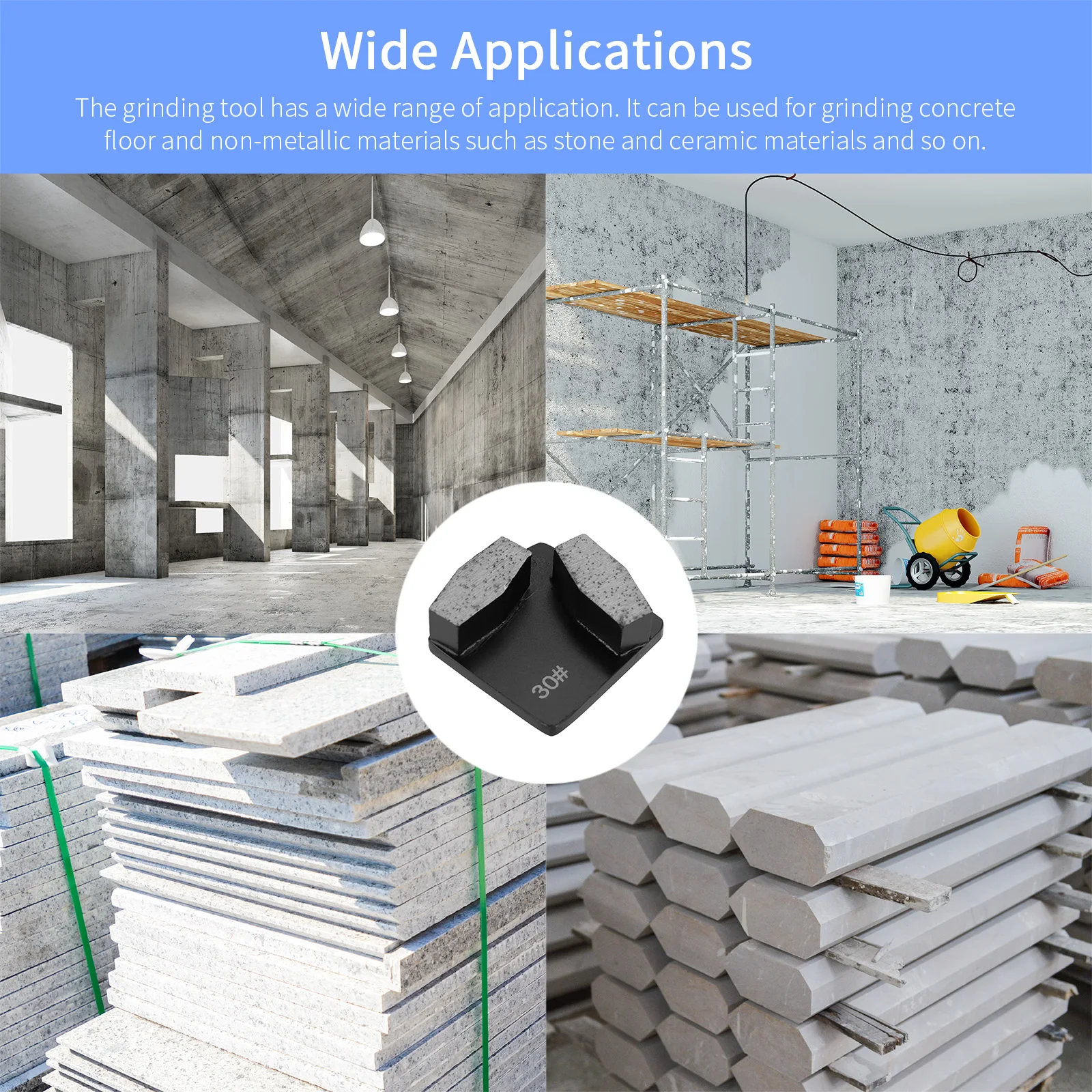 

Trapezoidal Diamond Grinding Disc High Quality Grinding Concrete Grinding Pad Grinding Disc For Grinding Concrete Floor