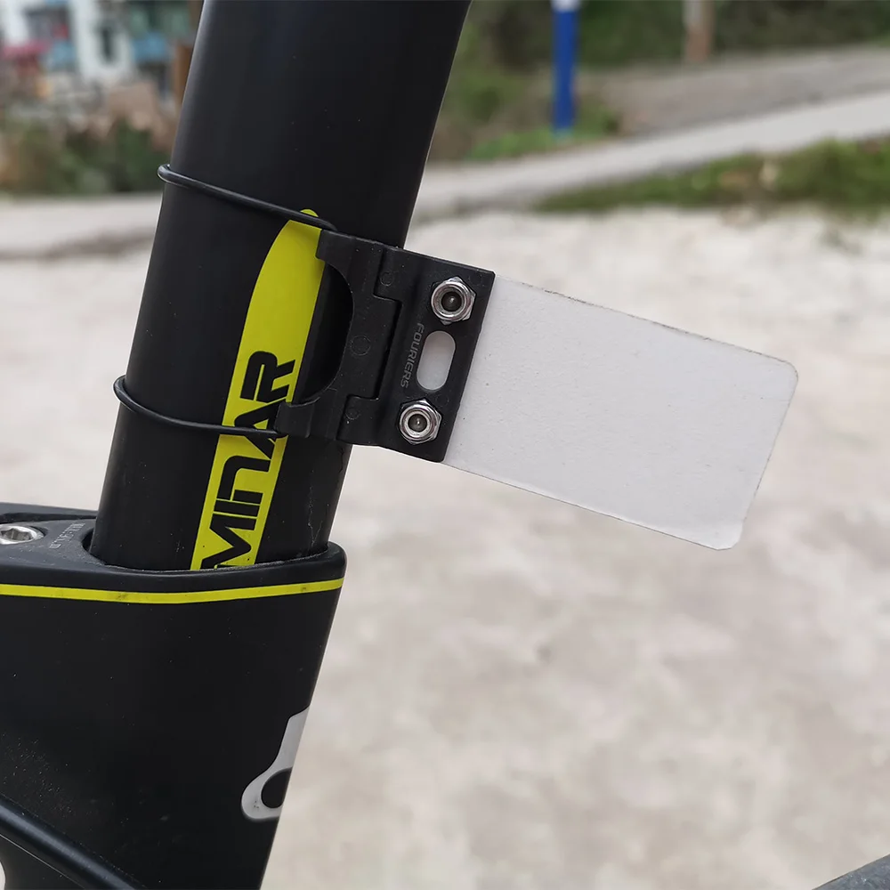 Fouriers DIY Racing Number Plate Mount Road Bike Triathlon Custom Holder Card Bracket fit Flat Aero Seatpost | Спорт и развлечения