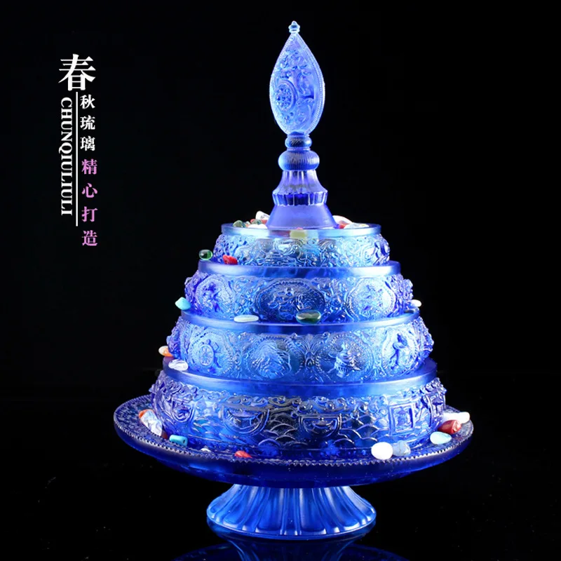 Tantric Tibetan Buddhism Mandala Plate Pray for auspicious happiness Buddhist temple offerings supplies | Дом и сад