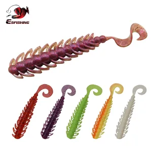 Мягкая рыболовная приманка ESFISHING новые рыболовные приманки, 70 мм, 2,8 г, 12 шт.