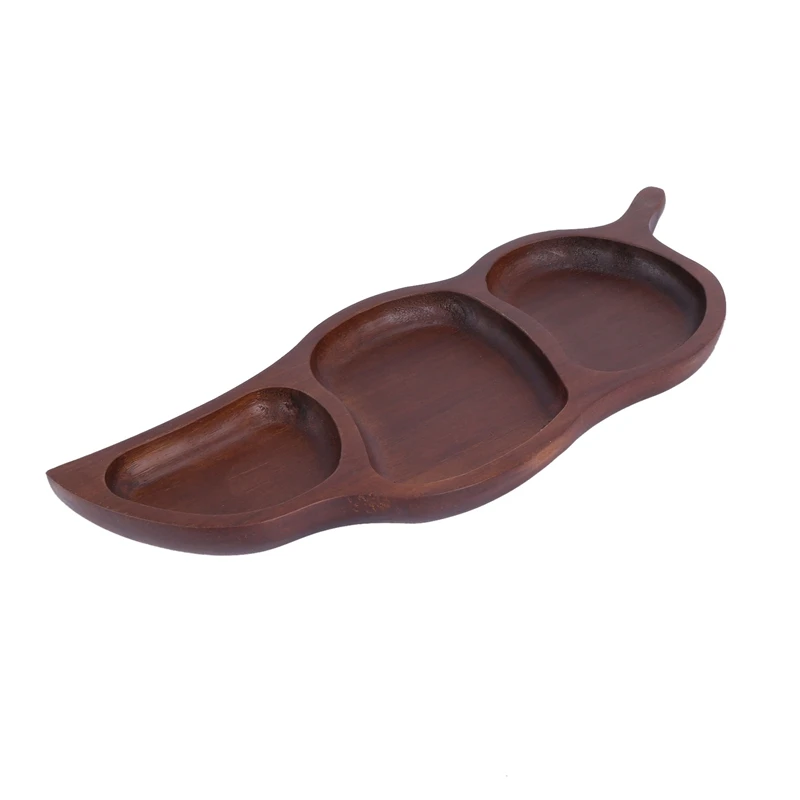 Деревянная посуда для закусок кухонный поднос хранения деревянный десерт