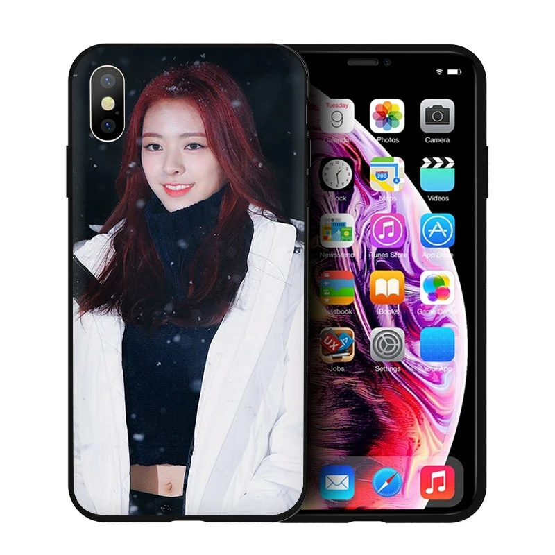 B4 EWAU ITZY K силиконовый чехол для телефона iPhone 5 5S SE 6 6s 7 8 plus X XR XS Max - Цвет: B4