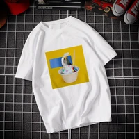 picture in picture print t shirt women fashion tshirt o neck short sleeve harajuku t shirt white tops female tops