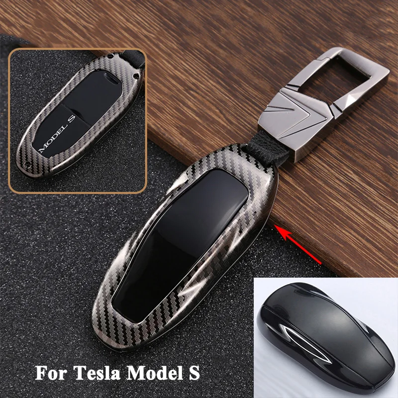 1 шт. SEEYULE чехол для автомобильного ключа из углеродного волокна защитный