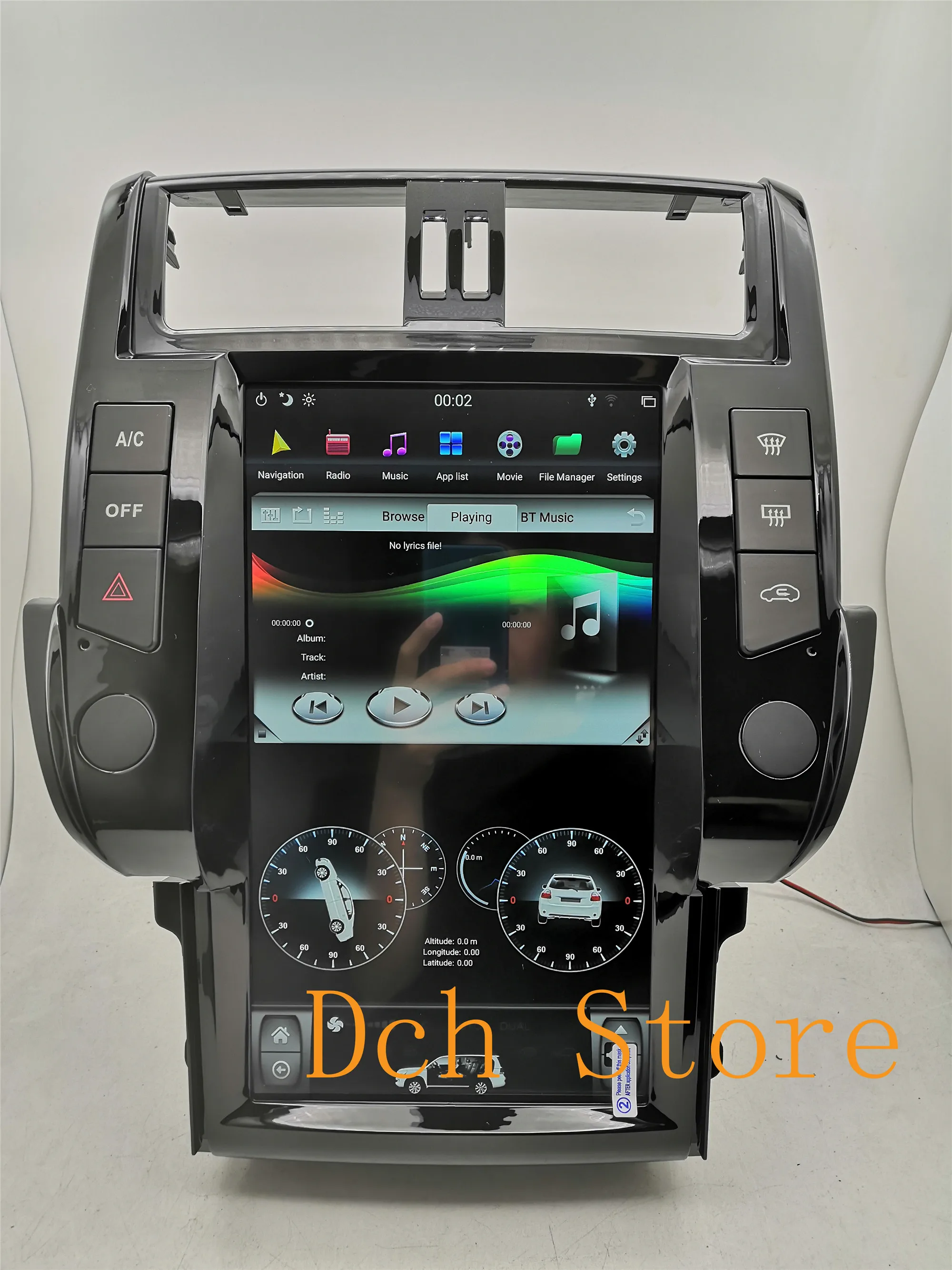 13 6 ''вертикальный автомобильный DVD плеер в стиле tesla Android 9 0 GPS навигация для Toyota