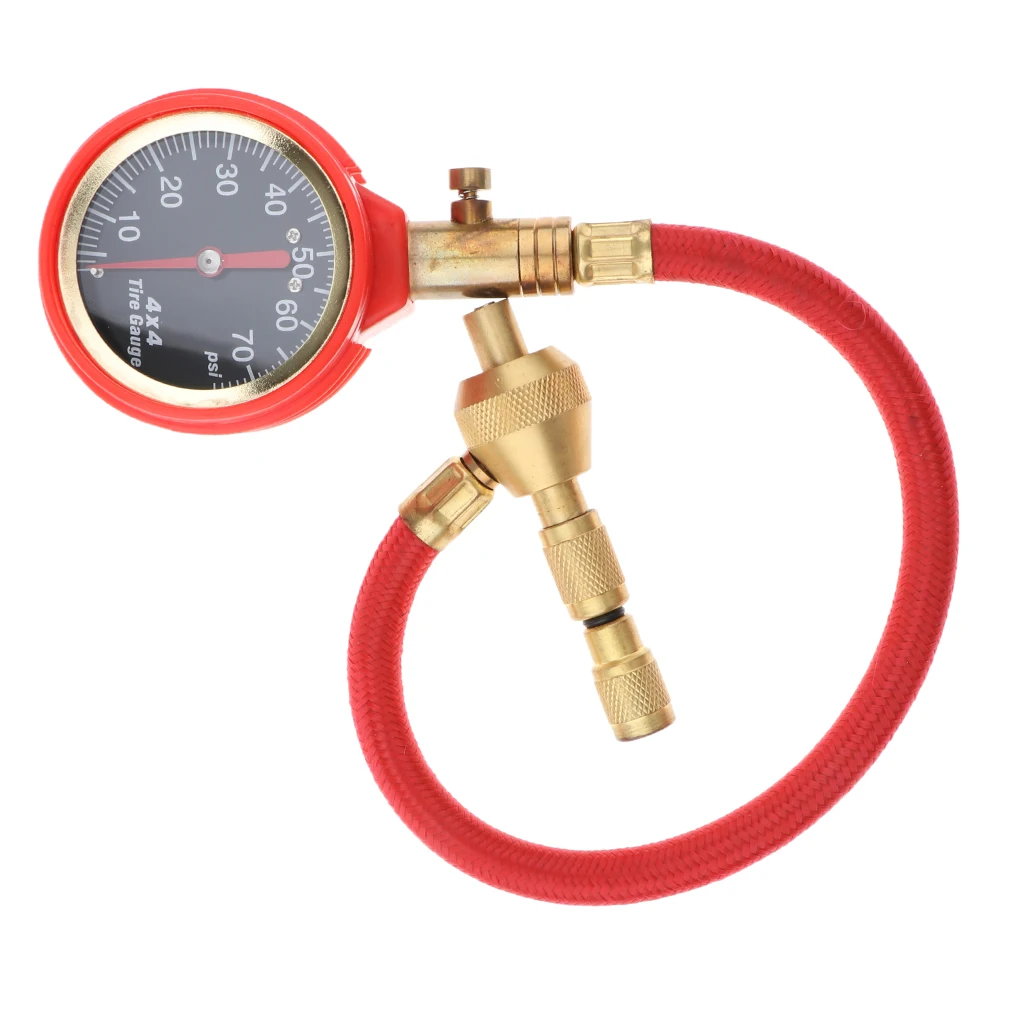 

MagiDeal Rapid Tyre Deflator Air Deflators w Pointer Pressure Gauge 0-70 PSI