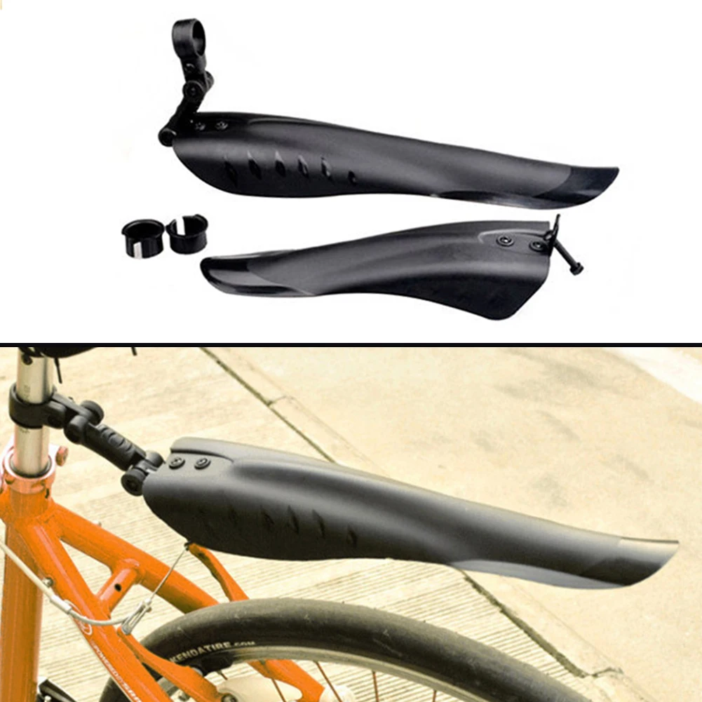 

2Pcs Bicycle Mudguard MTB Bike Fender Mud Guards Wings For Cycling Front Rear Fenders Easy To Assemble Lightest Bike Accessories